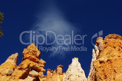 Cloud on Bryce Canyon, Utah