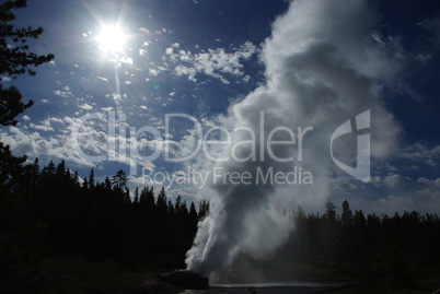 Geysir at Yellowstone, Wyoming