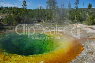 Morning Glory Pool, Yellowstone National Park, Wyoming