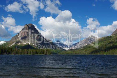 Lake near Many Glacier, Glacier National Park, Montana