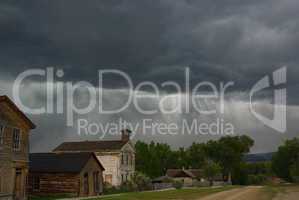 Summer Storm over Bannack, Montana