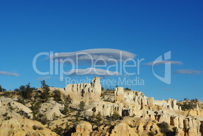 Clouds on Bryce Canyon, Utah