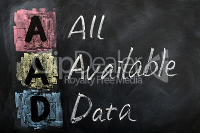 Acronym of AAD for All Available Data