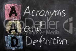 Acronym of AAD for Acronyms and Definition