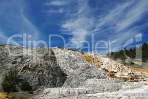 Mammoth Terraces, Yellowstone National Park, Wyoming