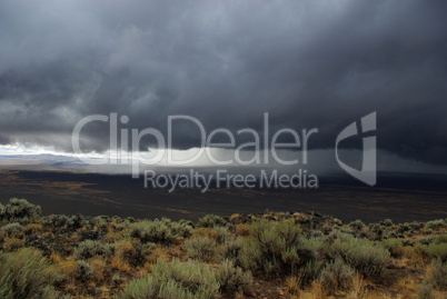 Approaching Nevada Desert Storm
