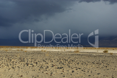 Storm approaching Death Valley