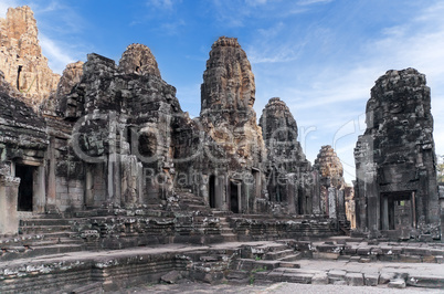 Ancient temple Prasat Bayon in Angkor complex
