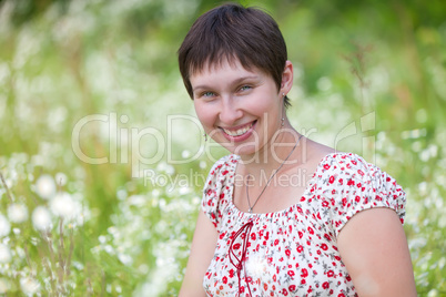 Portrait of a pregnant woman