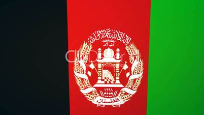Afghanistan Waving Flag