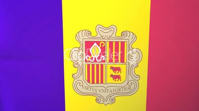 Andorra Waving Flag