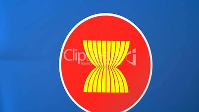 Asean Waving Flag