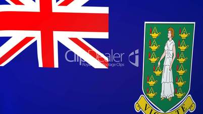 British Virgin Islands Waving Flag
