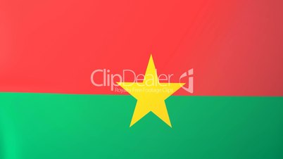 Burkina Faso Waving Flag