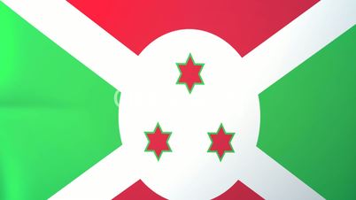 Burundi Waving Flag