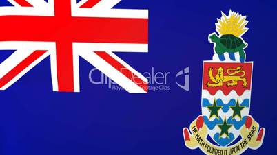 Cayman Islands Waving Flag