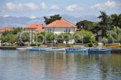 Boote bei Nin, Kroatien