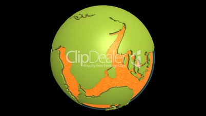 continental drift pacific magma