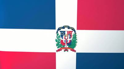 Dominican Republic Waving Flag