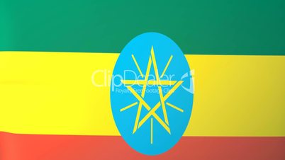 Ethiopia Waving Flag