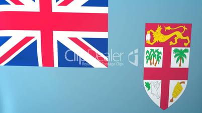 Fiji Waving Flag