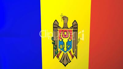 Moldova Waving Flag
