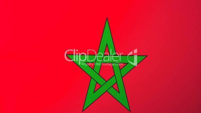 Morocco Waving Flag