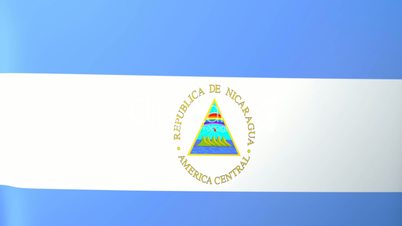 Nicaragua Waving Flag