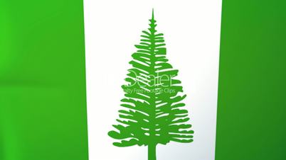 Norfolk Island Waving Flag