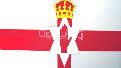 Northern Ireland Waving Flag