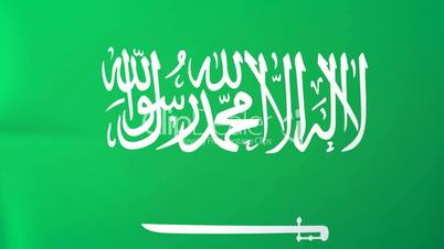 Saudi Arabia Waving Flag