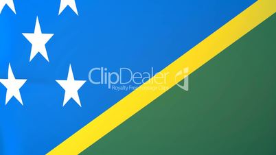Solomon Islands Waving Flag
