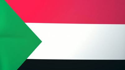 Sudan Waving Flag