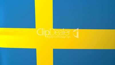 Sweden Waving Flag