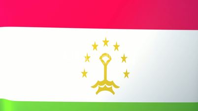 Tajikistan Waving Flag