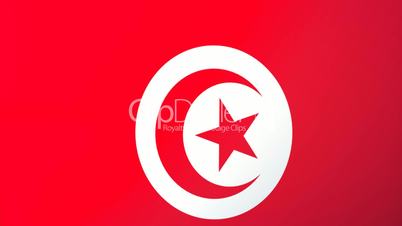 Tunisia Waving Flag
