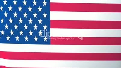 United States of America Waving Flag