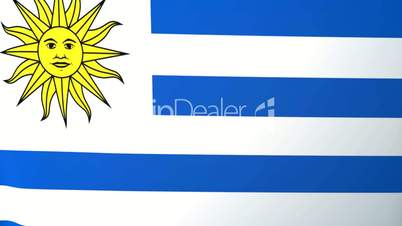 Uruguay Waving Flag