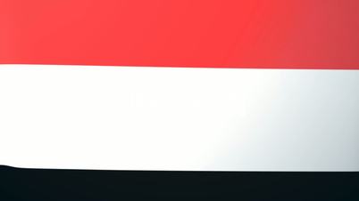 Yemen Waving Flag