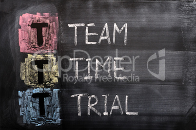 Acronym of TTT for Team, Time, Trial