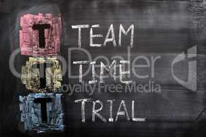 Acronym of TTT for Team, Time, Trial