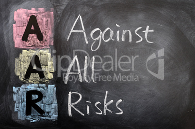Acronym of AAR for Against All Risks