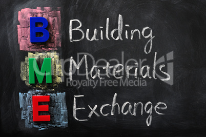 Acronym of BME for Building Materials Exchange