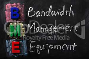 Acronym of BME for Bandwidth Management Equipment