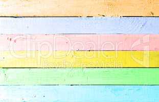 Color wooden plank