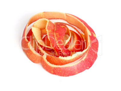 Purified red apple peel is a ring.