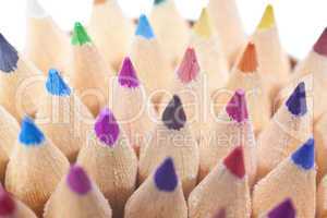 Close Up Colored Pencils