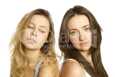 Two beautiful young women