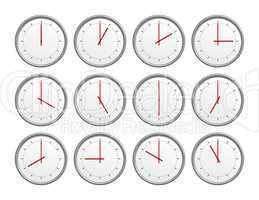 12 clocks