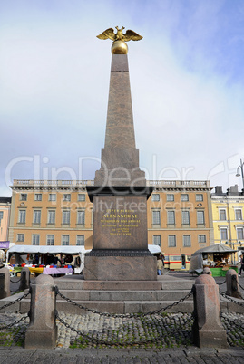 Alexandersäule in Helsinki, Finnland